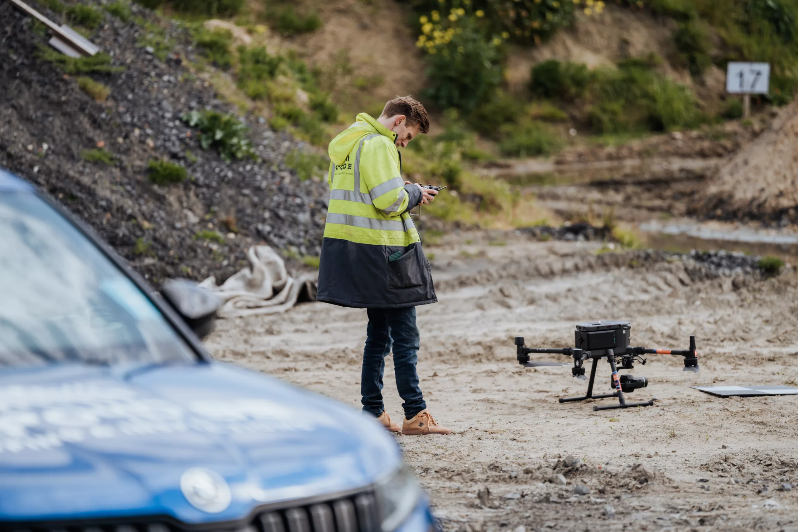 landmeter expert met drone licentie en ervaring